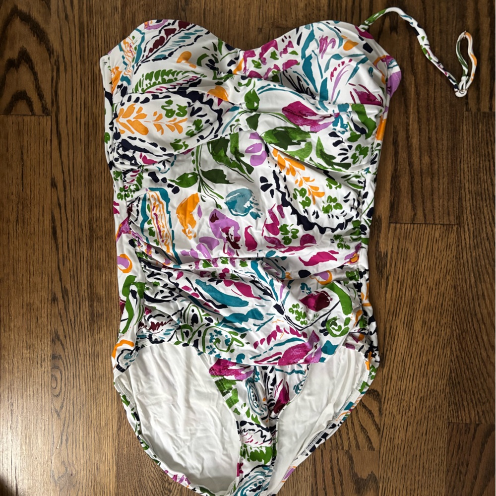 Anne Cole Multicolor Floral One Piece Swimsuit